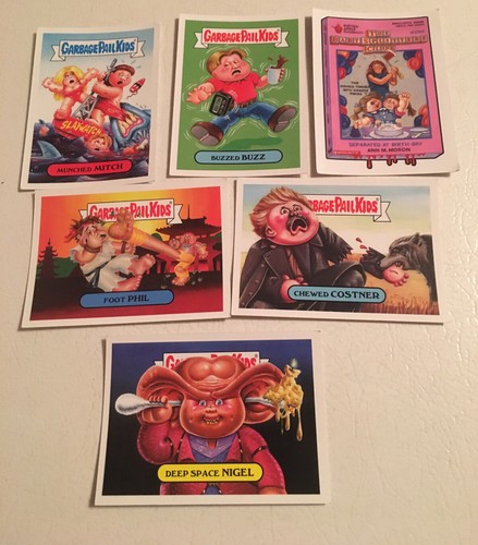 2019 GARBAGE PAIL KIDS WE HATE THE 90s TV VIDEO GAMES FADS FILMS WACKY PAILS - Picture 1 of 6