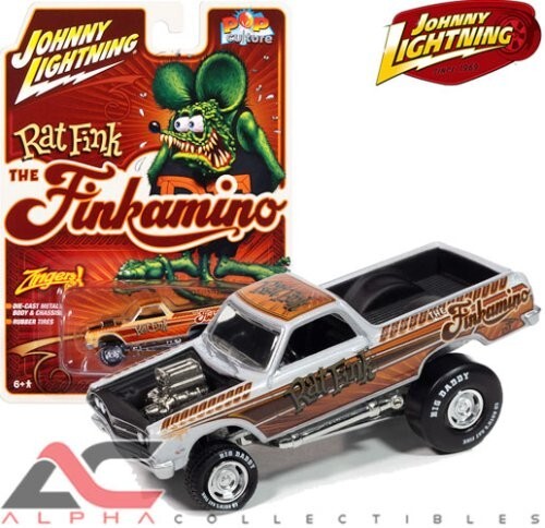 Rat Fink - 1965 Chevrolet El Camino In Tan With Finkamino Graphics   Zinger