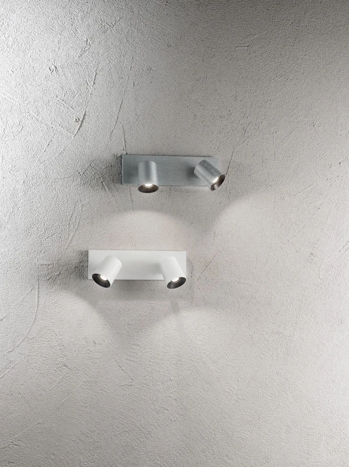 Fabas Luce Plafoniera Lampada Spot Faretto Modo 3451-82-102 Bianco 2 Flg. GU10 2 - Immagine 3 di 4