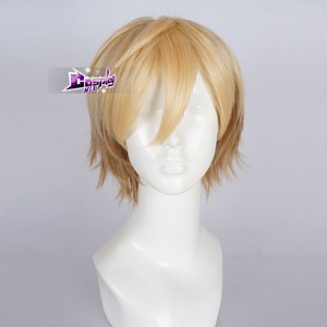 30cm Mixed Blonde Short Hair For Lolita Fancy Anime Cosplay Wig