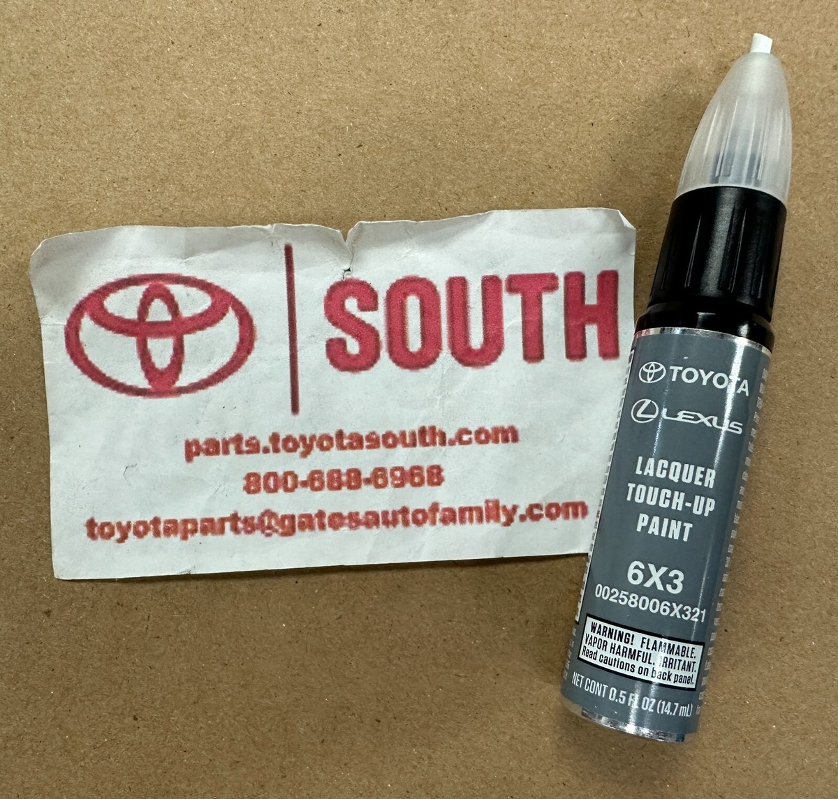 れなっこ Genuine Toyota Lexus Touch Up Paint LUNAR ROCK 00258-006X3-21 6X3
