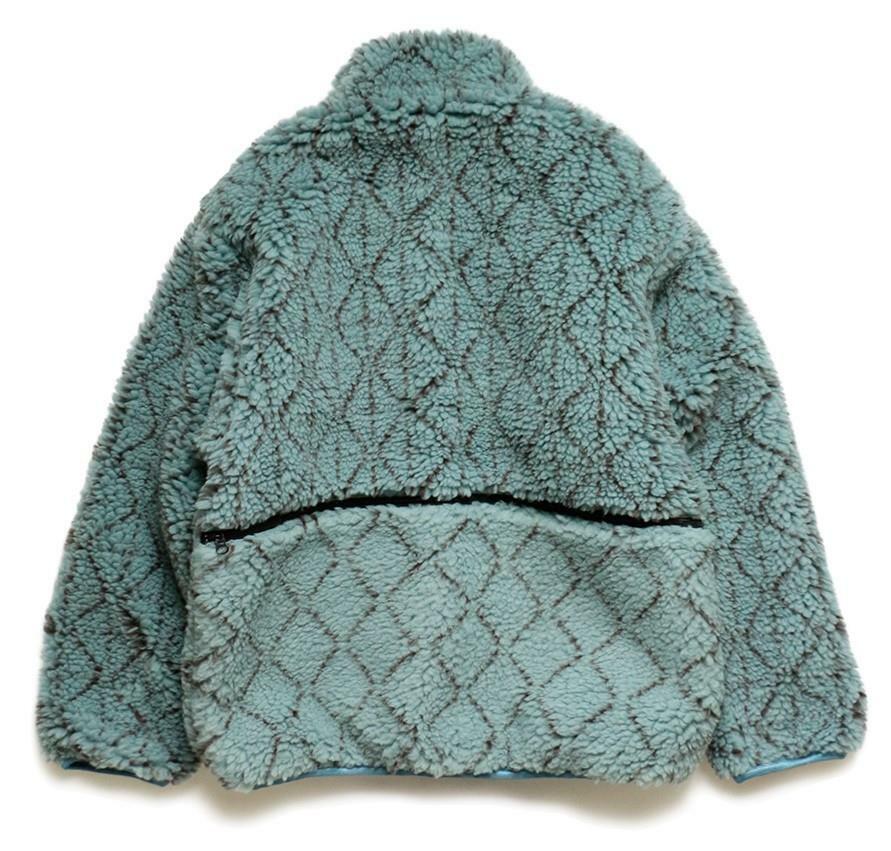 kapital sashiko dogi fleece boa reversible jacket blue | eBay