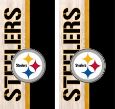 Pittsburgh Steelers Cornhole Board Vinyl wraps