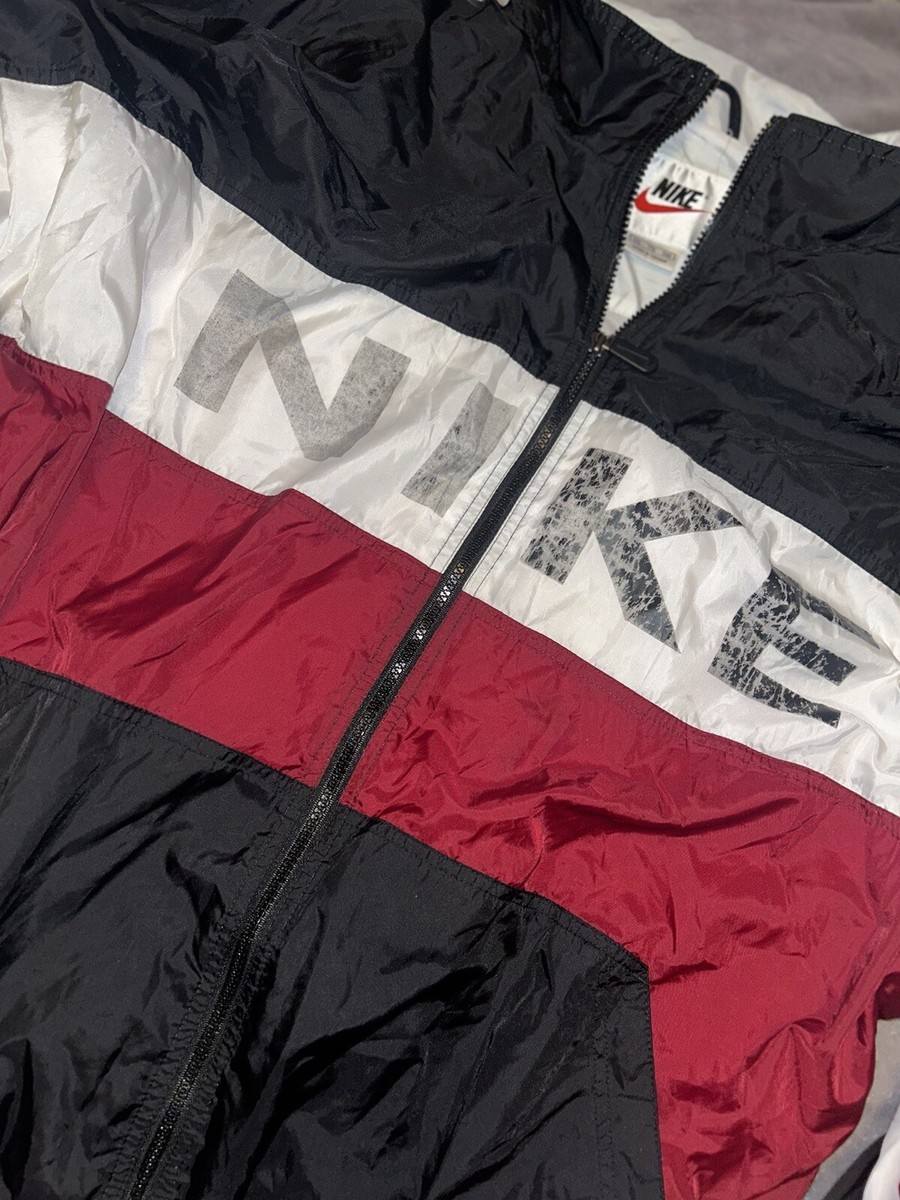 ジャケット・アウター NIKE 00s nylon pullover jacket Bordeaux 00s NIKE nylon jacket halfzip pullover men'sXL | RAGHOUSE