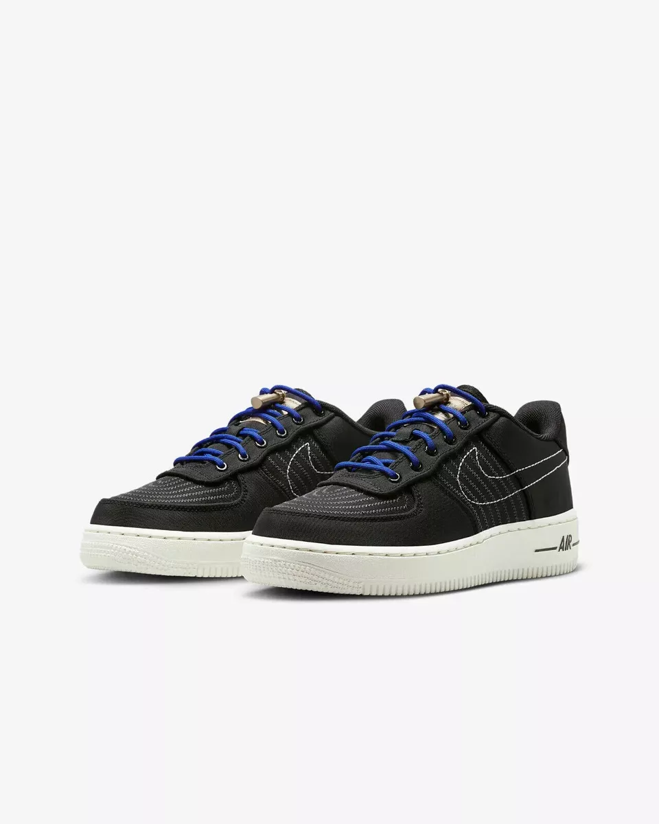 Nike Air Force 1 Low LV8 3 GS Size 6Y Black Anthracite AF1 DV1622