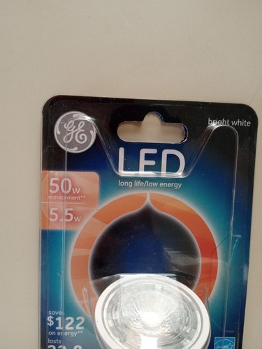GE LED Bright White Indoor Floodlight GU10 5.5W Replaces 50W Dimmable 120V NEW - Picture 11 of 24