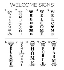 Welcome Sign - FREE SHIPPING