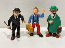 Tim und Struppi Tin Tin Figur Bully 1975: Tin Tin, Professor Bienlein, Detektiv