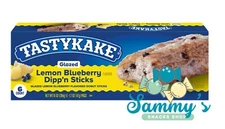 Tastykake Glazed Lemon Blueberry Dipp’n Sticks Box