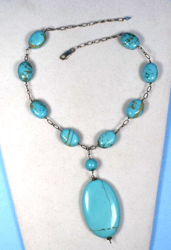 アクセサリー VINTAGE Turquoise Necklace Amazon.com: Ladywowu Turquoise Necklace, Vintage Handmade