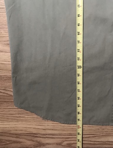Consensus Mens Flannel Shirt XL Olive Green Button Up Brushed Cotton Canvas - Picture 4 of 11