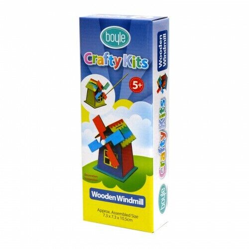 Boyle Kids Wood Built & Paint Kit Perfect for Arts and Crafts - FREE POSTAGE - Picture 1 of 1
