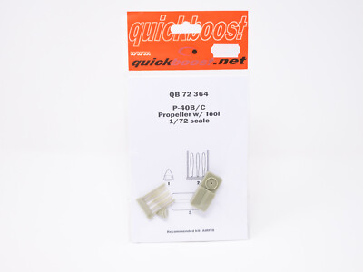 1/72 QuickBoost P-40B/C Propeller w/Tool - NOS - 72364 for Airfix Kit
