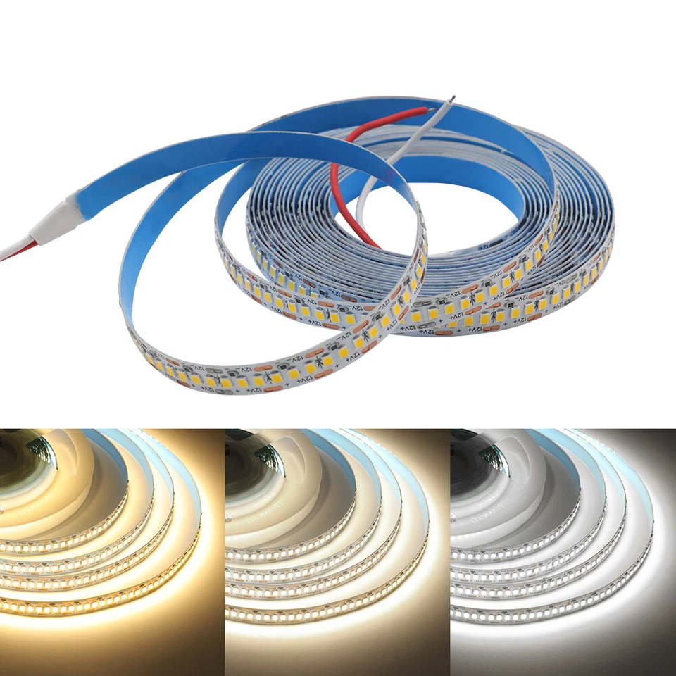 12V LED Streifen 2835 5050 5M Wasserdicht Band Leiste Stripe Leuchte Lichtband - Bild 2 von 4
