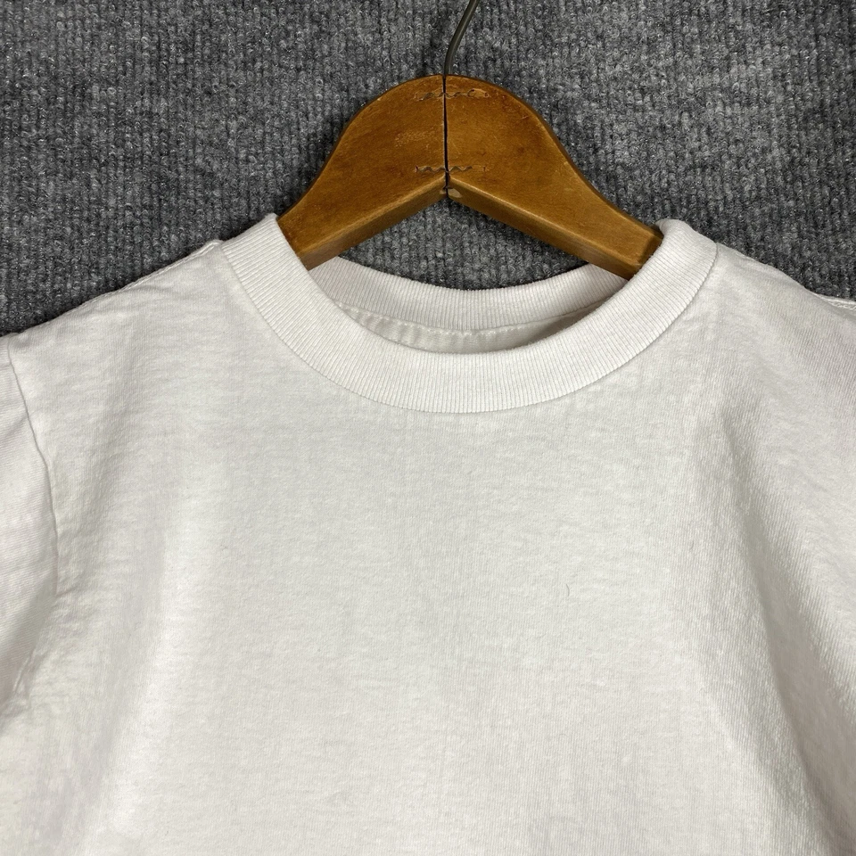 老式 90 年代 Pokemon 空白 T 恤青少年儿童 5/6 码白色美国任天堂棉 — 第 4/4 张图片