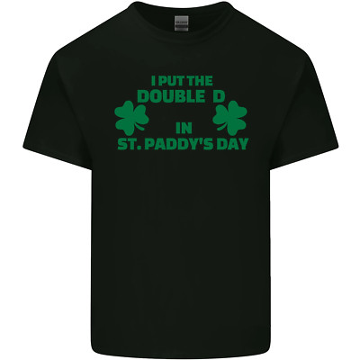 I Put The DD IN St Paddys Day Lustig Brüste Herren Baumwolle T-Shirt