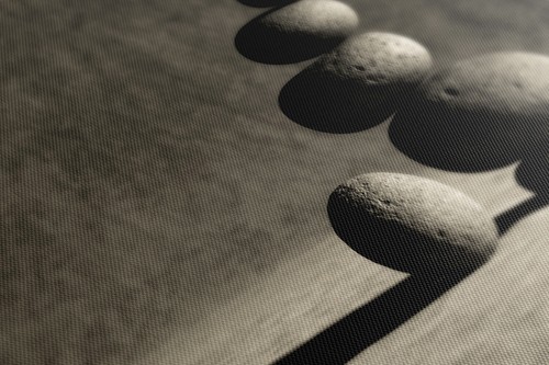Stacked Rocks Zen Relaxing Canvas Print Wall Art, Home Decor Wall Hanging - Picture 10 of 10
