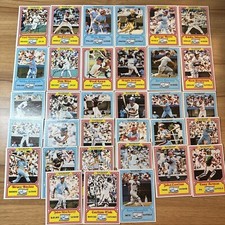 GEORGE BRETT PETE ROSE SCHMIDT 1981 TOPPS DRAKES BIG HITTERS 33 CARD MLB SET