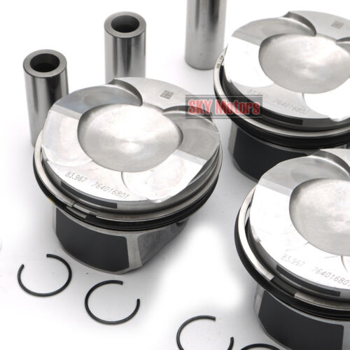 4x Pistons & Rings Set 11:1 Φ84mm Φ22m For BMW 320i 420i 520i F22 F30 F31 N20B20 - Picture 4 of 6