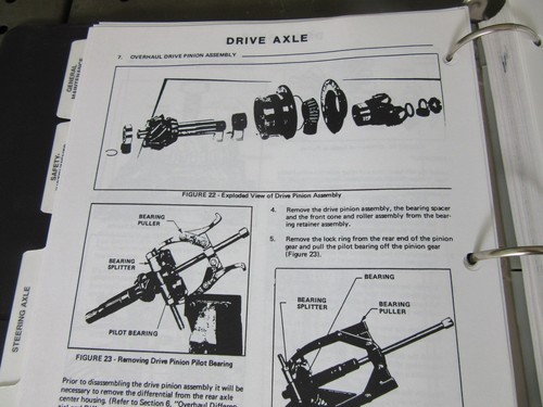 A&G Mercury 80 / 100 / 120 Tow Tractor Service Maintenance Manual Series 1000 - Picture 4 of 12