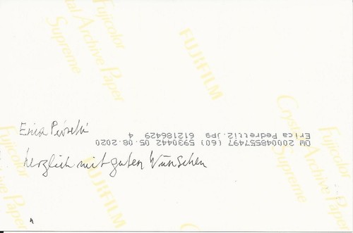 Erica Pedretti schweiz.Schriftstellerin/Malerin Foto+Original-Autogramm -selten! - Bild 2 von 2