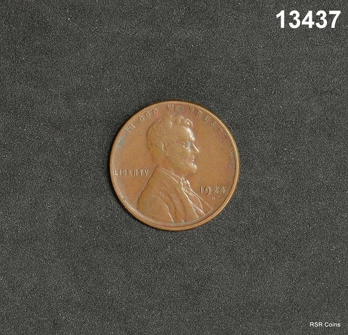 1924 D LINCOLN CENT FULL FINE! NICE! #13437