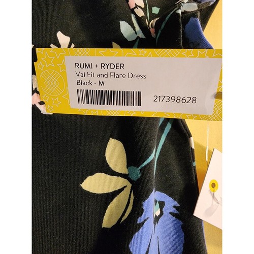 Rumi & RyderVal Fit & Flare Dress Size 8-10 Floral NWT - Picture 4 of 5