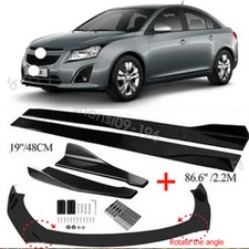 For Chevrolet Cruze Front Rear Bumper Lip Spoiler Body Kit Splitter Side Skirt