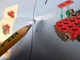 LEGO 7803 Creator Jeep single sheet Instructions Manual only