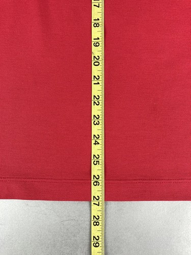 GREYHOUND ADOPT RESCUE Polo Shirt Adopt Women's L Devon & Jones Red Pima Cotton - Picture 8 of 11