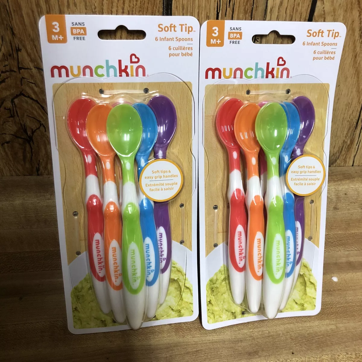 Munchkin Soft-Tip Infant Spoons, 3-pack set - BPA-free! unisex