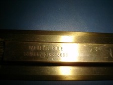 Vintage US Brass Parallel Rule