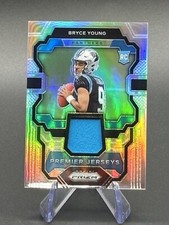 Bryce Young 2022 Panini Prizm Silver Premier Jerseys Rookie #PJ-BY
