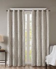 SunSmart Mirage 50″ x 84″ Damask Total Blackout Curtain Panel, Gray