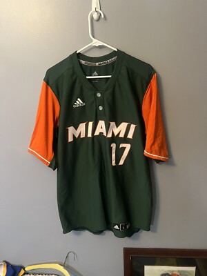 Adidas Miami Hurricanes Sample Team Player Issue Baseball
