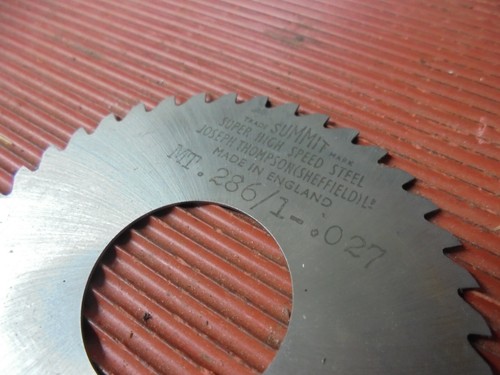 Cortador de fresado horizontal 2 3/4"" x 0,027"" x 1"" hecho por Summit - Imagen 2 de 3