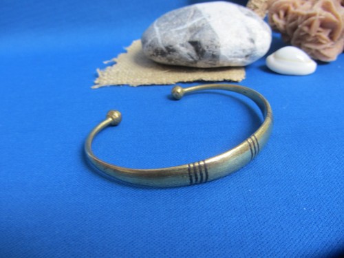 NIGER African Ethnic Jewelry Tuareg "TOUAREG SILVER" METAL BRACELET PE - Picture 3 of 4