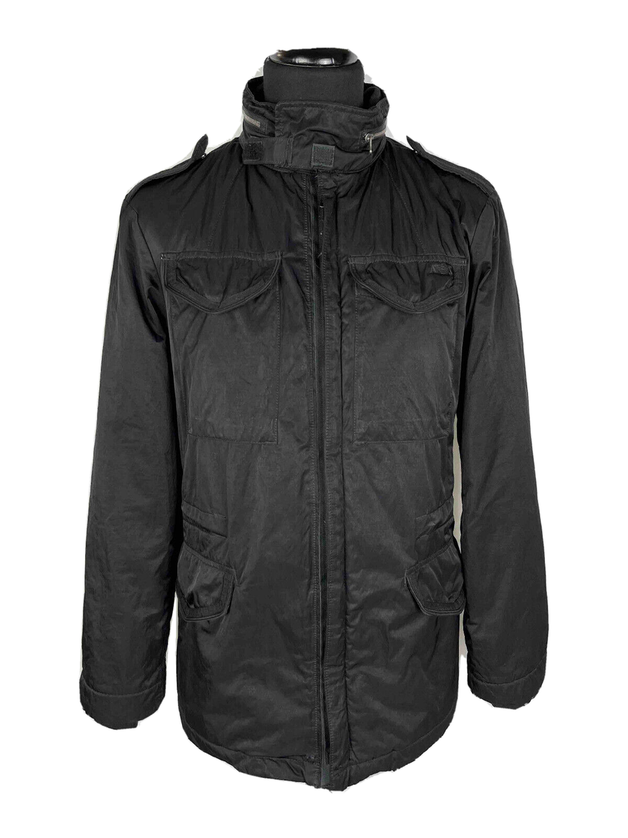 Armani Jeans Man Jacket Coat Black Size M - 48 | eBay Armani Jeans Man Jacket Coat Black Size M - 48 | eBay