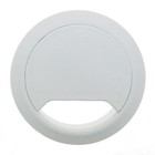10 White Desk Cable Tidies 65mm, Grommets, Hole Inserts, Cable Outlet, Organiser
