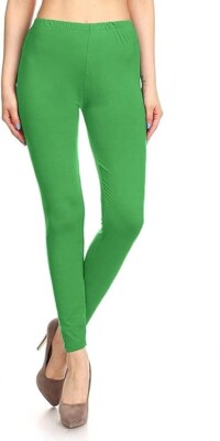 Leggings Depot Women's High Waist Leggings Soft 1” Waistband Solid
