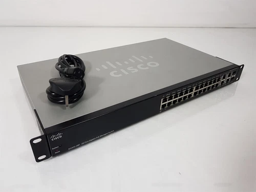 Cisco SG300-28P SRW2024P-K9 V02 28 Port Gigabit PoE Managed Network Switch 