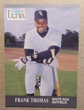 1991 Fleer Ultra FRANK THOMAS #85 Rookie RC Chicago White Sox HOF 