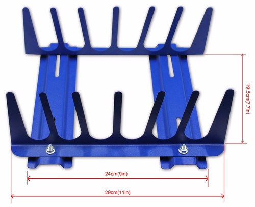 6Layer Desktop Screen Printing Squeegee Rack Scraper Spatula Steel Holder - Picture 6 of 9