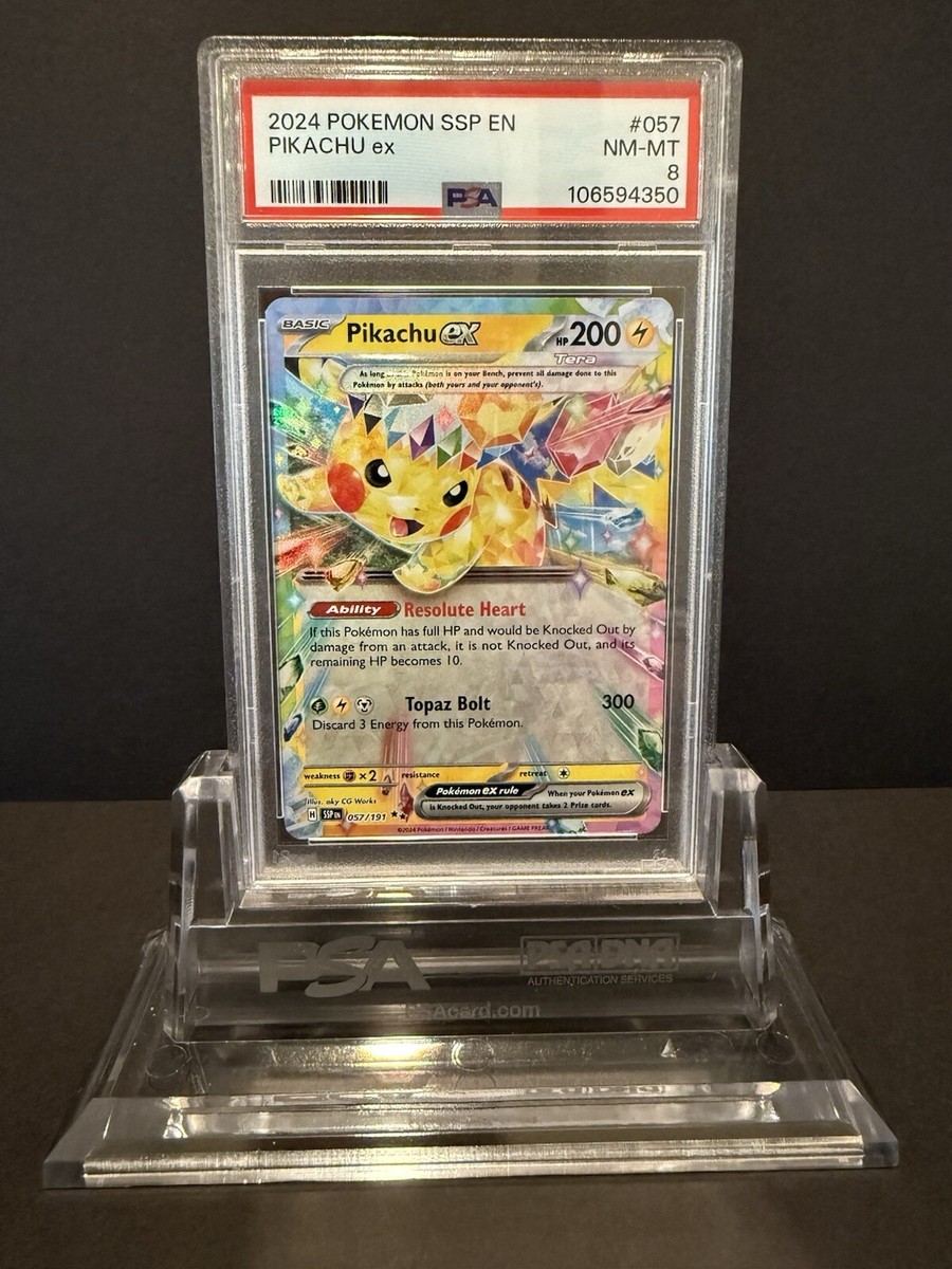 Pikachu ex 057/191 Sv08: Surging Sparks Holo for sale online Pikachu ex 057/191 Sv08: Surging Sparks Holo for sale online