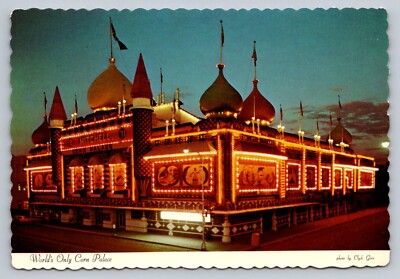 Postcard South Dakota Mitchell Corn Palace 6x4 Chrome Unposted G734