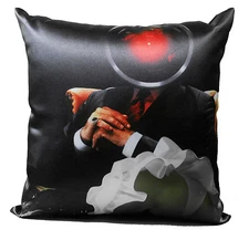 Dissizit! X Andrew Sebastion Los Angeles Art Hal Pacino BJ 15" Throw Pillow NWT