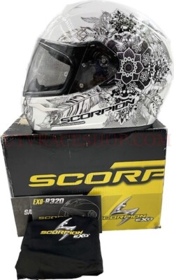 SCORPION EXO-R320 HELMET DREAM WHITE XXL 2XL - 32-0307