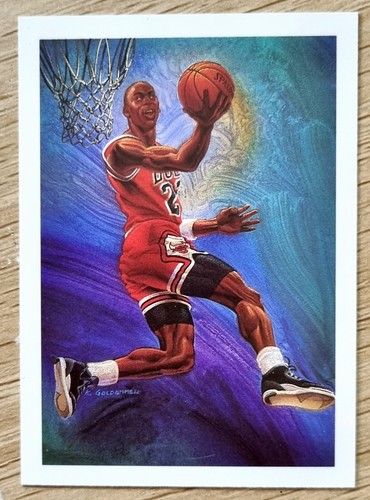1990-91 NBA Hoops Team Checklist #358 Michael Jordan - Chicago Bulls
