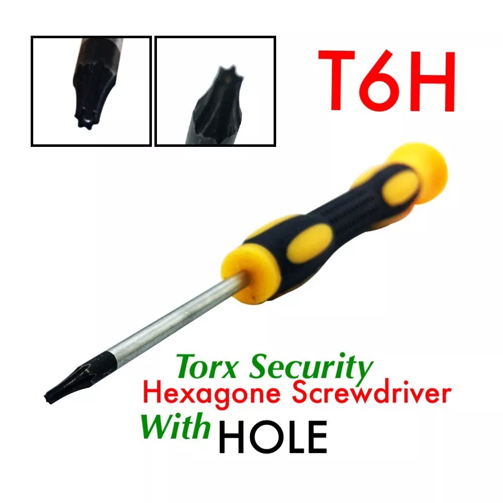 T6 screwdriver with hole deals
