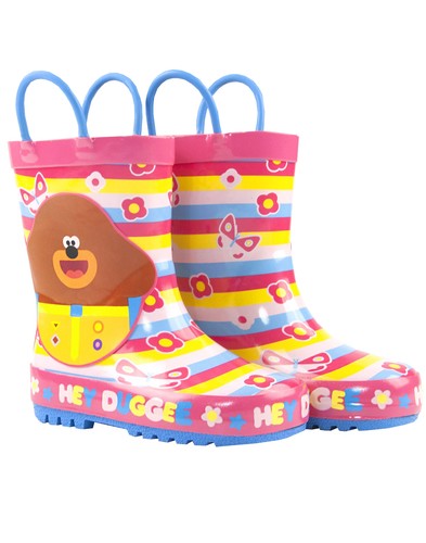 Hey Duggee Duggee With Icon All-Over Print Wellington Boots with Handles Girls - Imagen 5 de 17
